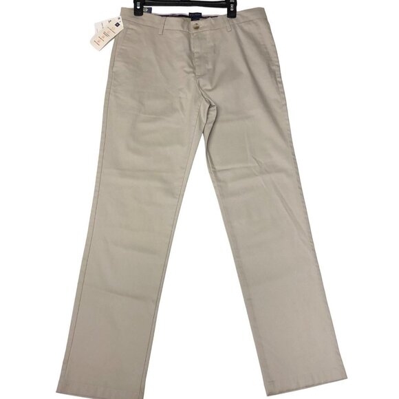 DOCKERS  $62 LUX COTTONN‎ STRETCH SIGNATURE KHAKI 33 X32 NE WITH TAG - Picture 1 of 8